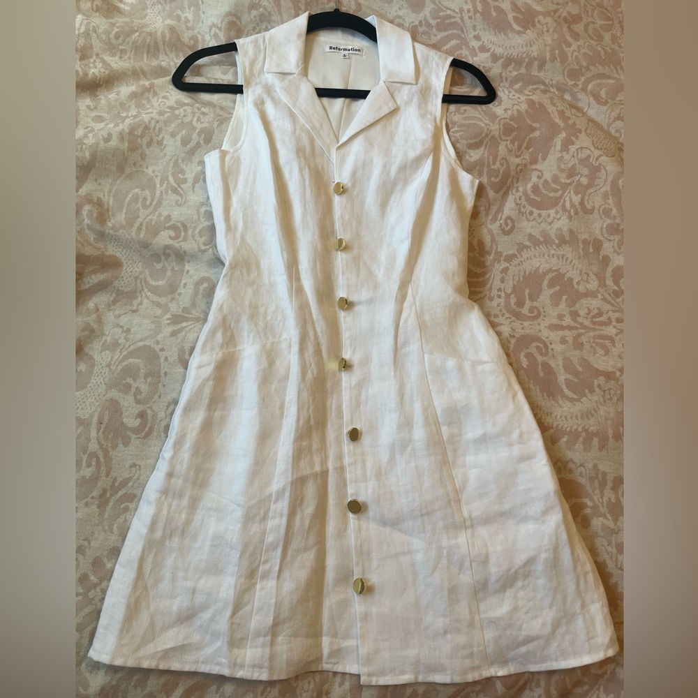 Reformation Aida Linen Dress - Picture 4 of 7